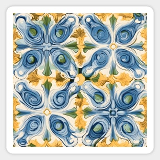 Italian Majolica Tile 8 Sticker